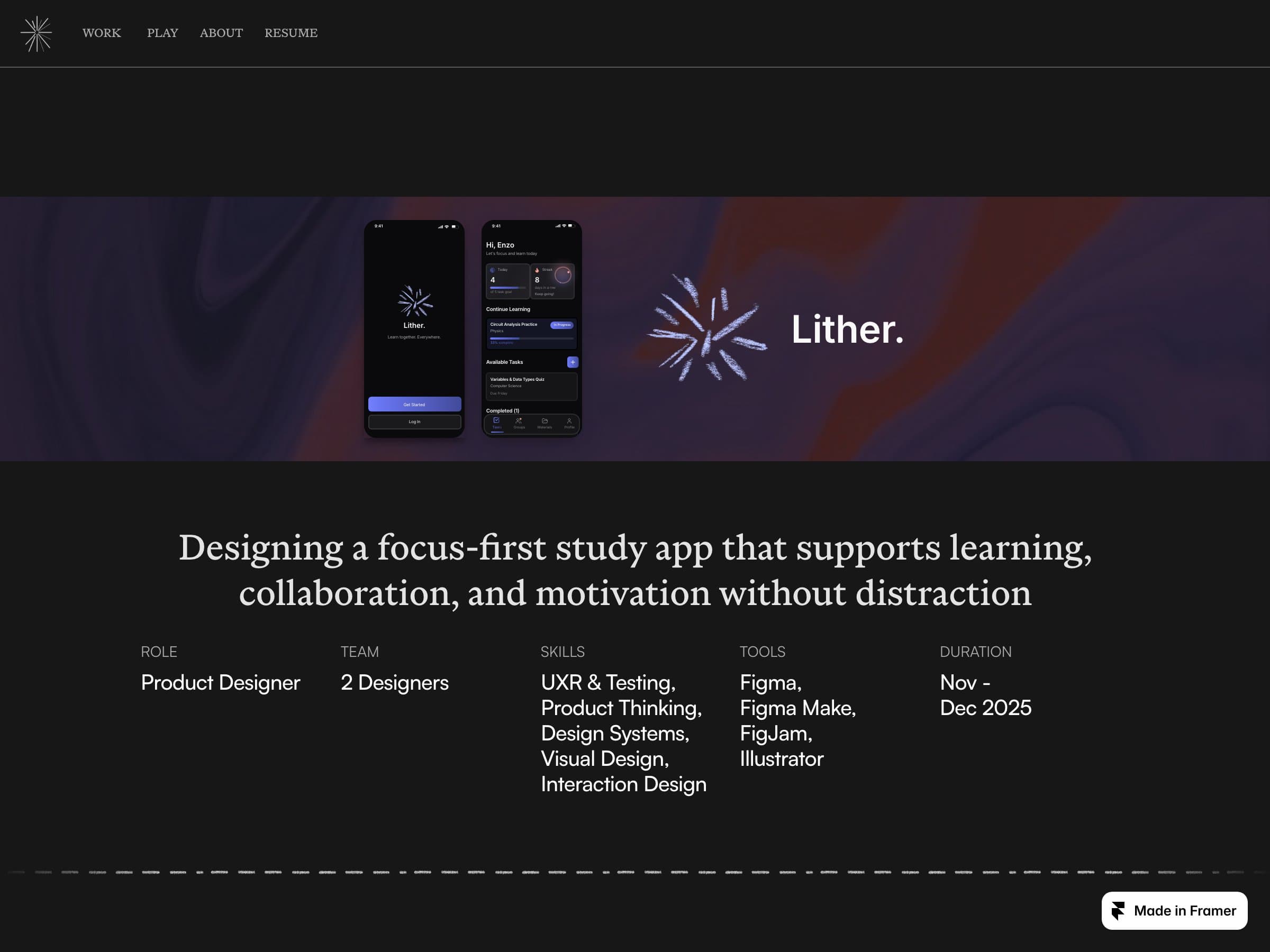 Featured project by Enzo Flores